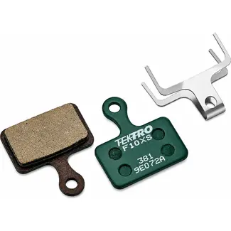 Tektro Schijfremblok - Resin compound - Geluidsarm - Staalplaat - Groen - 26x30mm - Per paar