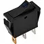 ProPlus Wipschakelaar LED - 10 x 25 mm - 12/24V - Max. 10A - Blauw