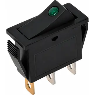 ProPlus Wipschakelaar LED - 12/24V - Max. 10A - Groen - Kunststof