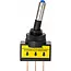 ProPlus LED tuimelschakelaar - 12V - Max. 20A - Blauw - 12 x 27 mm