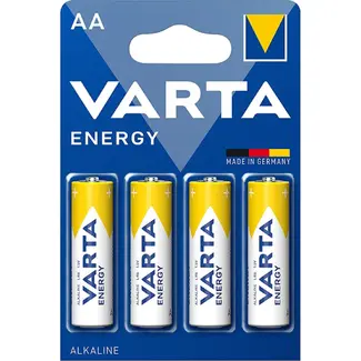 Varta Alkaline AA batterijen - 1,5V - 4 stuks - Voor standaard gebruik