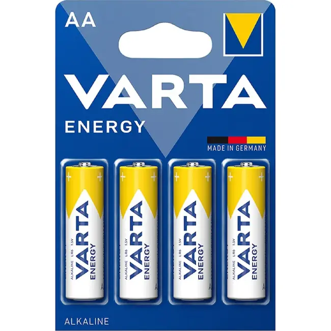 Varta Alkaline AA batterijen - 1,5V - 4 stuks - Voor standaard gebruik