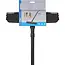 ProPlus Rubberen bezem - telescopische steel - 68-120 cm - multifunctioneel - lichtgewicht