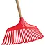 Talen Tools Budget Gazonhark - Kunststof - 140 cm Steel - Rood