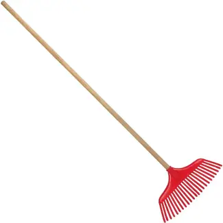 Talen Tools Budget Gazonhark - Kunststof - 140 cm Steel - Rood