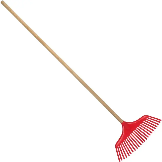 Talen Tools Budget Gazonhark - Kunststof - 140 cm Steel - Rood