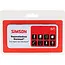 Simson Reparatiedoos normaal rood met bandenlichters, solutie en pleisters voor thuis en onderweg