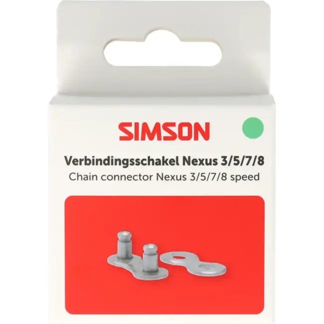 Simson Verbindingsschakel fietsketting 1/2 x 3/32 inch voor Nexus 3, 5, 7 en 8 speed