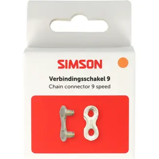 Simson Verbindingsschakel 9 versnellingen 1/2 x 5/64 inch voor derailleurkettingen