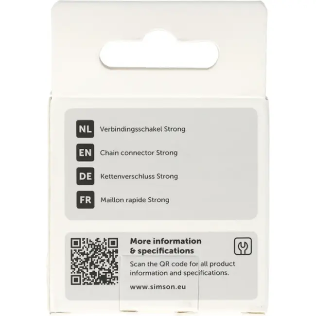 Simson Verbindingsschakel Strong 1/2 x 1/8 inch voor fietskettingen zonder versnelling