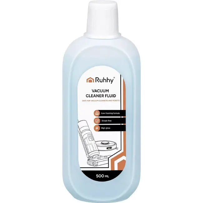 Ruhhy Robotstofzuiger vloeistof 500 ml concentraat voor streeploos dweilen