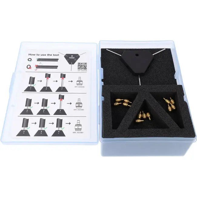 Elvedes Remleiding meet toolkit met universele inserts voor hydraulische schijfremmen op de fiets
