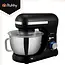 Ruhhy Planetaire keukenmachine 4,5 L zwart met 8 snelheden, PULSE en accessoires