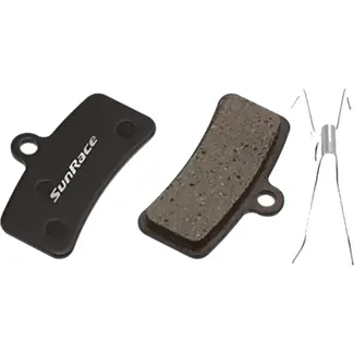 Sunrace Schijfremblokken DSP50 zwart voor Shimano S50W schijfremmen op de fiets