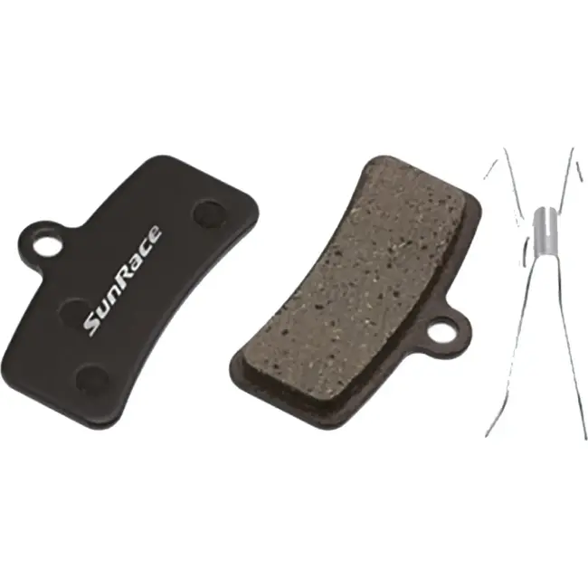 SunRace Schijfremblokken DSP50 zwart voor Shimano S50W schijfremmen op de fiets