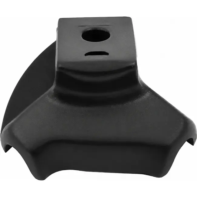 Spanninga Afdekkap voor zijstandaard - 30mm breed - zwart kunststof - 10mm diameter
