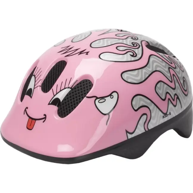 M-Wave Kinderhelm - Veiligheid & Comfort - Vizier & Insectennet - 52-57 cm - Roze