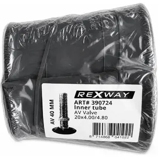 Rexway Binnenband Fatbike 20x4.00 - Schrader Ventiel 40mm - Hoogwaardige Butyl Rubber
