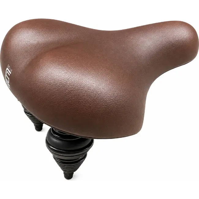 Selle Comfort Retro fietszadel - Medium - Bruin - Smart Foam - Unisex - Zonder strop