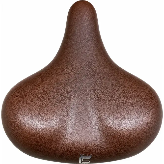 Selle Comfort Retro fietszadel - Medium - Bruin - Smart Foam - Unisex - Zonder strop