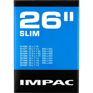 Impac Binnenband 26 inch - uitstekende luchtdichtheid - sclaverand ventiel 40mm