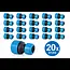 GEKO Tuin Slangverbinder - Reducerend - 12-19 mm - Weerbestendig - 20 stuks