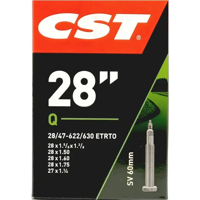 CST Binnenband 28" - Presta ventiel 60mm - Geschikt voor stadsfietsen - ETRTO 28/47-622/630