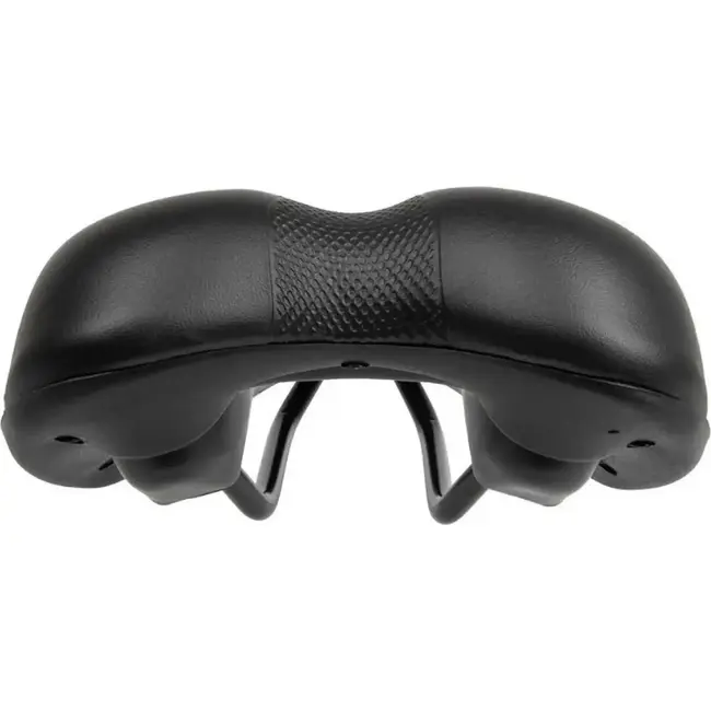Ventura Racing zadel - Luchtschokabsorberend - Bescherming tegen schuren - 262x150 mm - Zwart