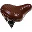 Amigo Comfortabel fietszadel - waterdicht - lichtgewicht - bruin geribbeld - 270 mm x 240 mm