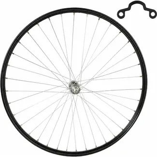Falkx Voorwiel 28 inch - Westwood profiel - Aluminium velg - Zwart - Geschikt voor stadsfietsen