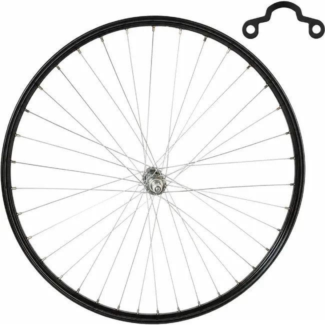 Falkx Voorwiel 28 inch - Westwood profiel - Aluminium velg - Zwart - Geschikt voor stadsfietsen