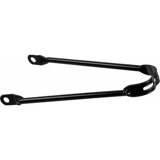 Kalloy BD1301A Spatbordstang 24" zwart - zwart - voor bouw en montage - voor montage en reparatie