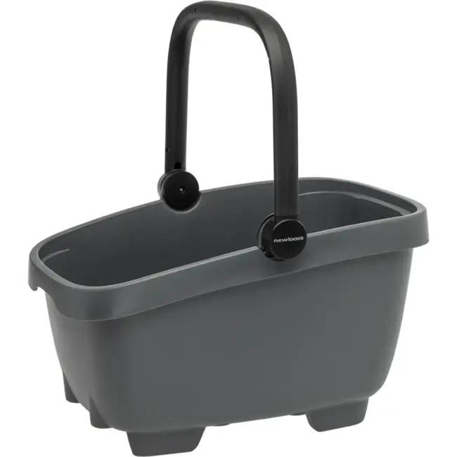 New Looxs Fietsmand 28L - Gerecycled Plastic - Antraciet - MIK Bevestiging - 49x37x29 cm