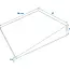 ProPlus Wigvormig zitkussen - drukvaste schuimstof - afneembare hoes - 37 x 37 x 8 cm - zwart