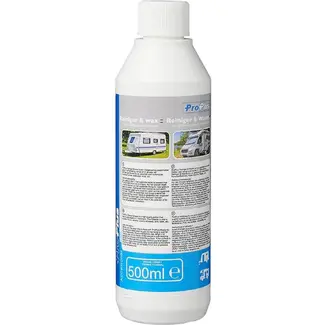 ProPlus Reiniger & Wax - voor Caravan en Camper - 500 ml - Glanzende Resultaten