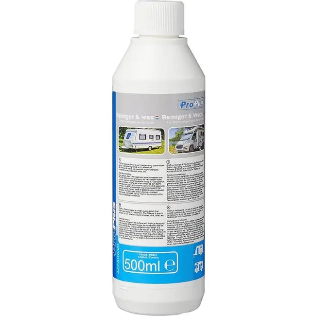 ProPlus Reiniger & Wax - voor Caravan en Camper - 500 ml - Glanzende Resultaten