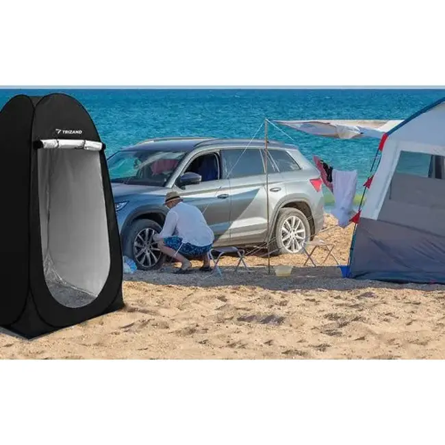 Trizand Multifunctionele Douchetent - Ideaal voor Camping en Strand