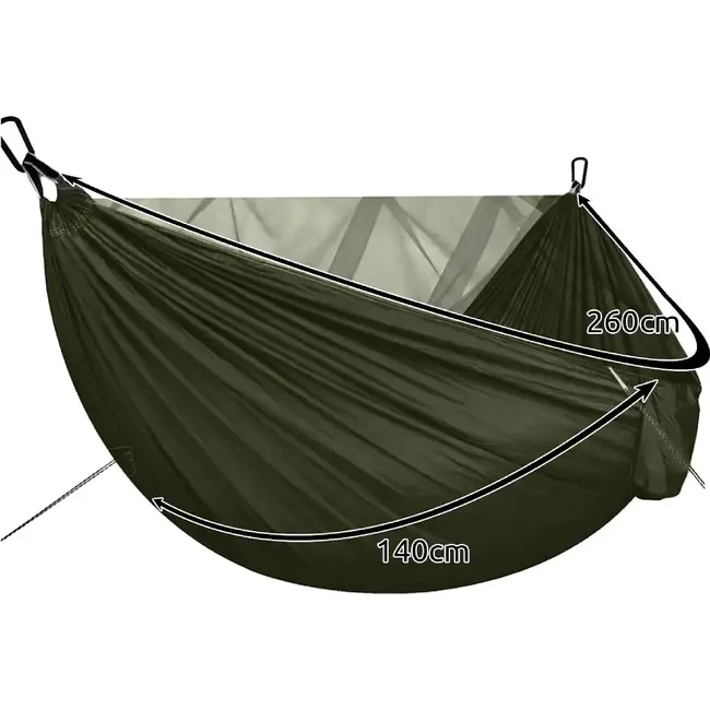 Trizand Outdoor Hangmat met Muskietennet en Tarp – tot 250 kg