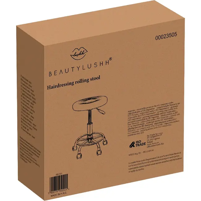 Beautylushh Professionele Kapperskruk - Comfort en Stijl voor uw Salon