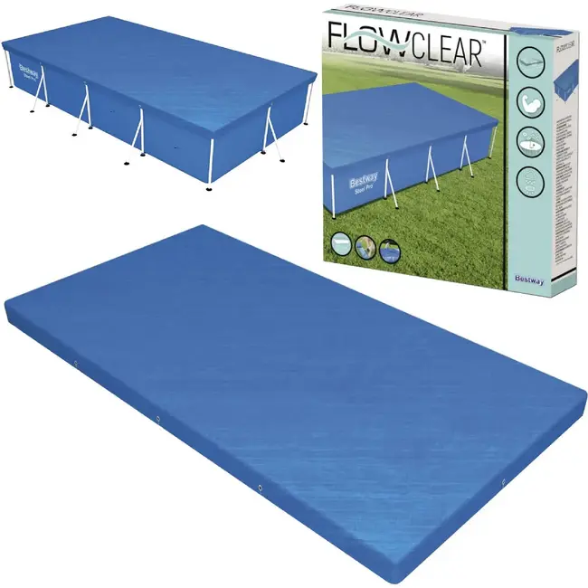 Bestway Universele Zwembadafdekking 4x2m - Bescherming tegen Vuil en Weer
