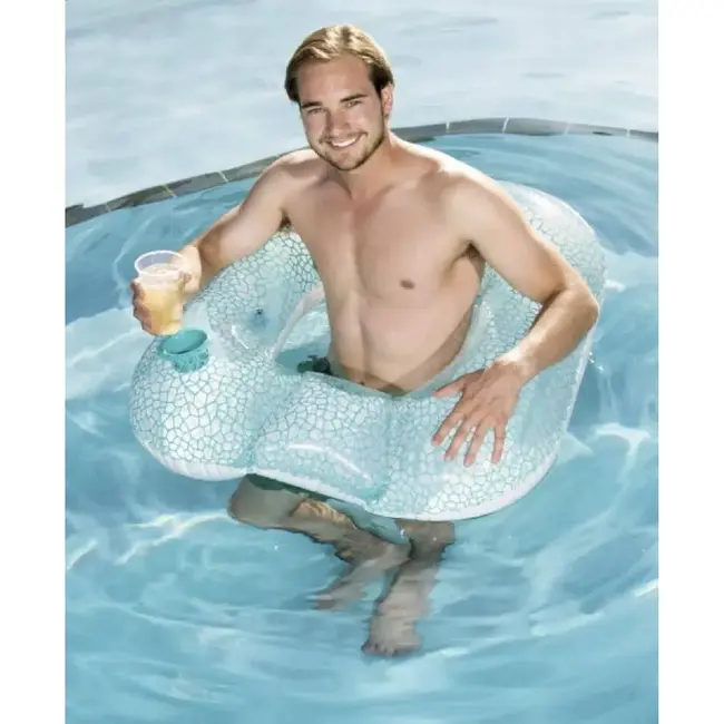 Bestway Opblaasbare Stoel met Rugleuning 102x94 cm - Comfortabel en Stijlvol