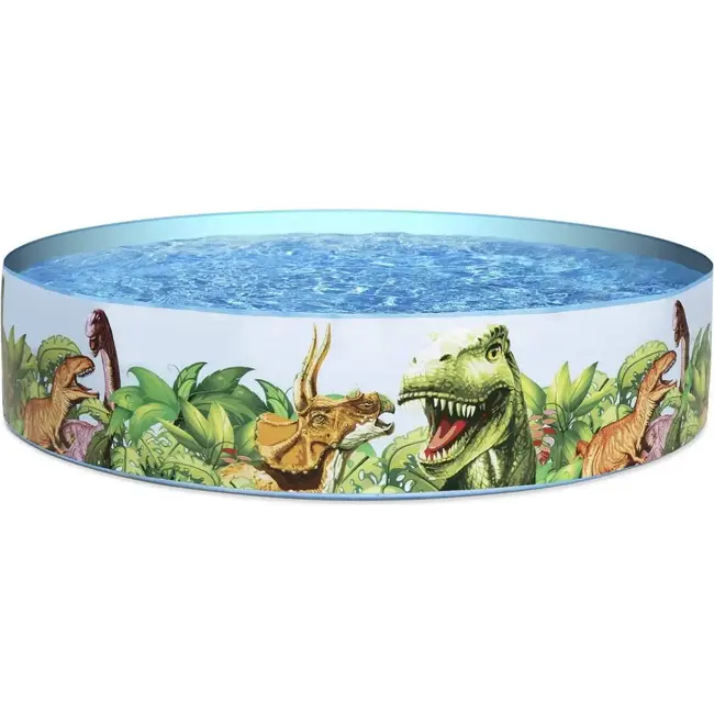 Bestway Zelfopzettende Zwembad 183x38 cm - Ideaal voor Kinderen - Veelkleurig en Duurzaam