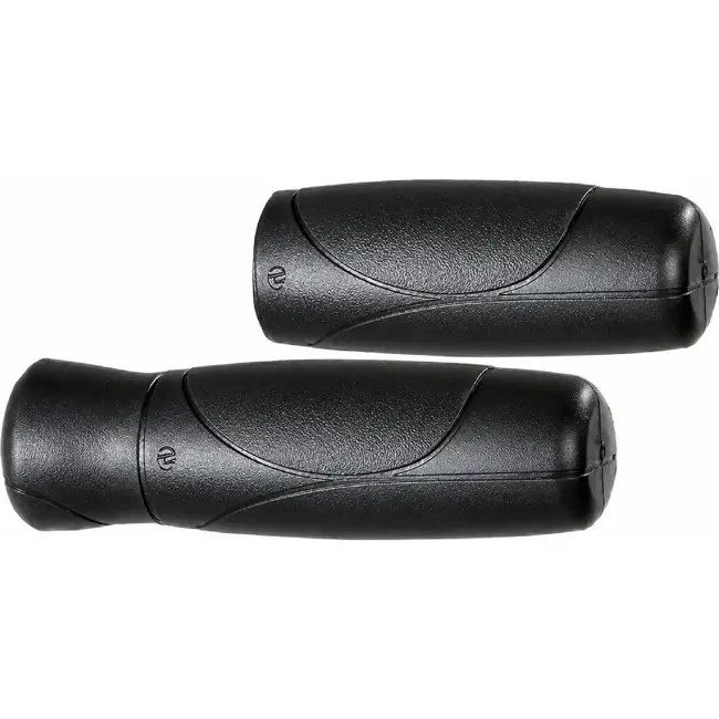 Herrmans Ergonomische fietshandvatten - Comfortabel - Zwart - 120/90mm - Veilig materiaal