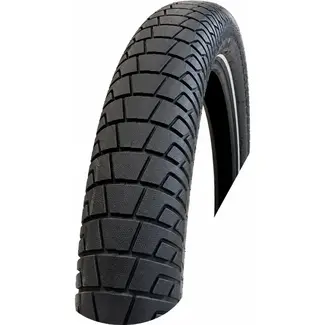 CST 20 inch buitenband 20 x 2.40 zwart 62-406 met reflectie voor bakfiets en cargo