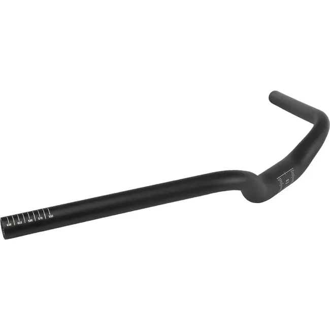 M-Wave Stads- en trekkingstuur - Ergonomisch ontwerp - 640 mm - Zwart - Aluminium - 31.8 mm klemming