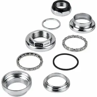 Amigo Balhoofd set fiets - staal - chroom - universeel - 22.4/30.0/27.0 mm