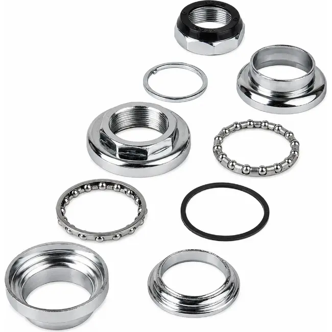Amigo Balhoofd set fiets - staal - chroom - universeel - 22.4/30.0/27.0 mm