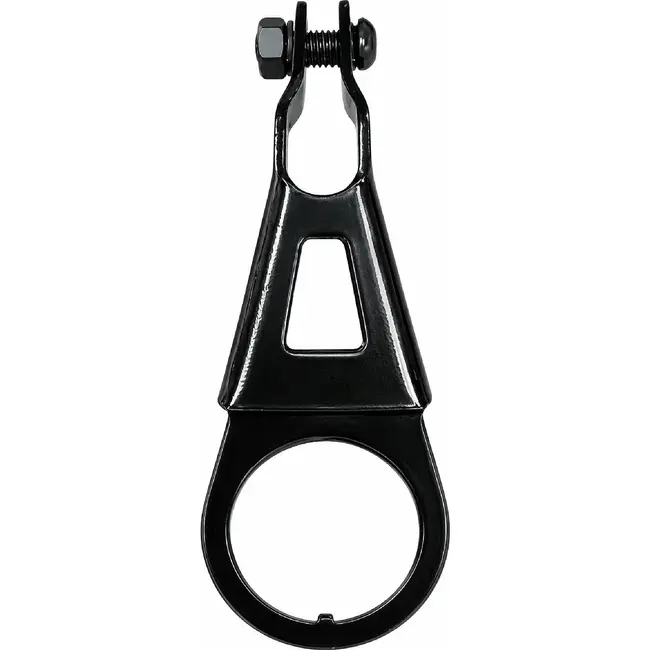 Falkx Zwarte stalen koplamp snephaak - duurzaam en compatibel - 25 mm binnendiameter