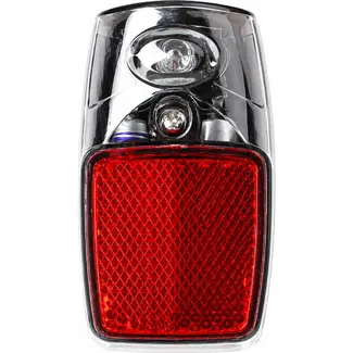Falkx LED achterlicht met spatbordbevestiging en batterijen