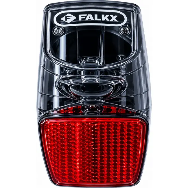 Falkx LED achterlicht met spatbordbevestiging en batterijen
